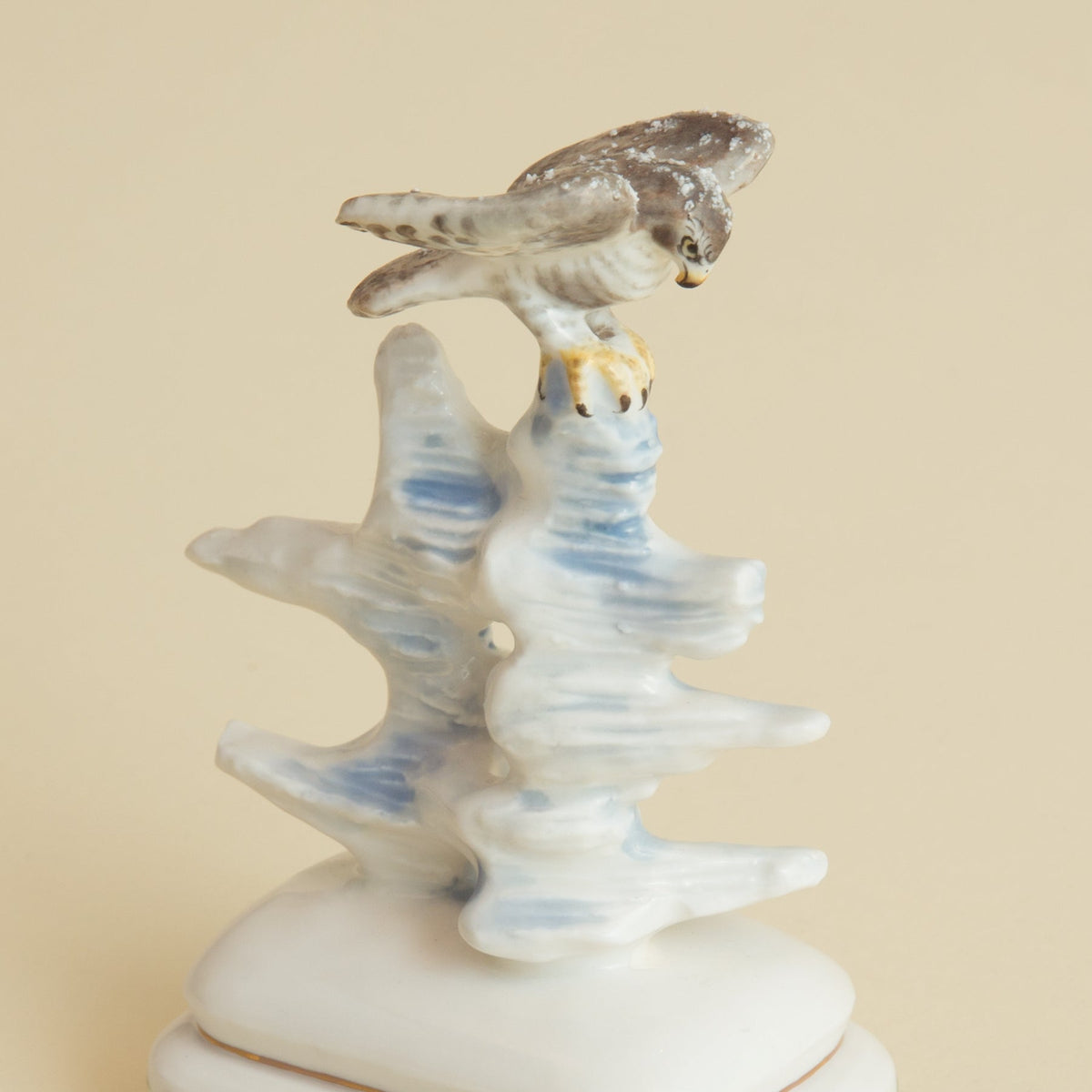 Goshawk & Korean Fir FigurineFigurines