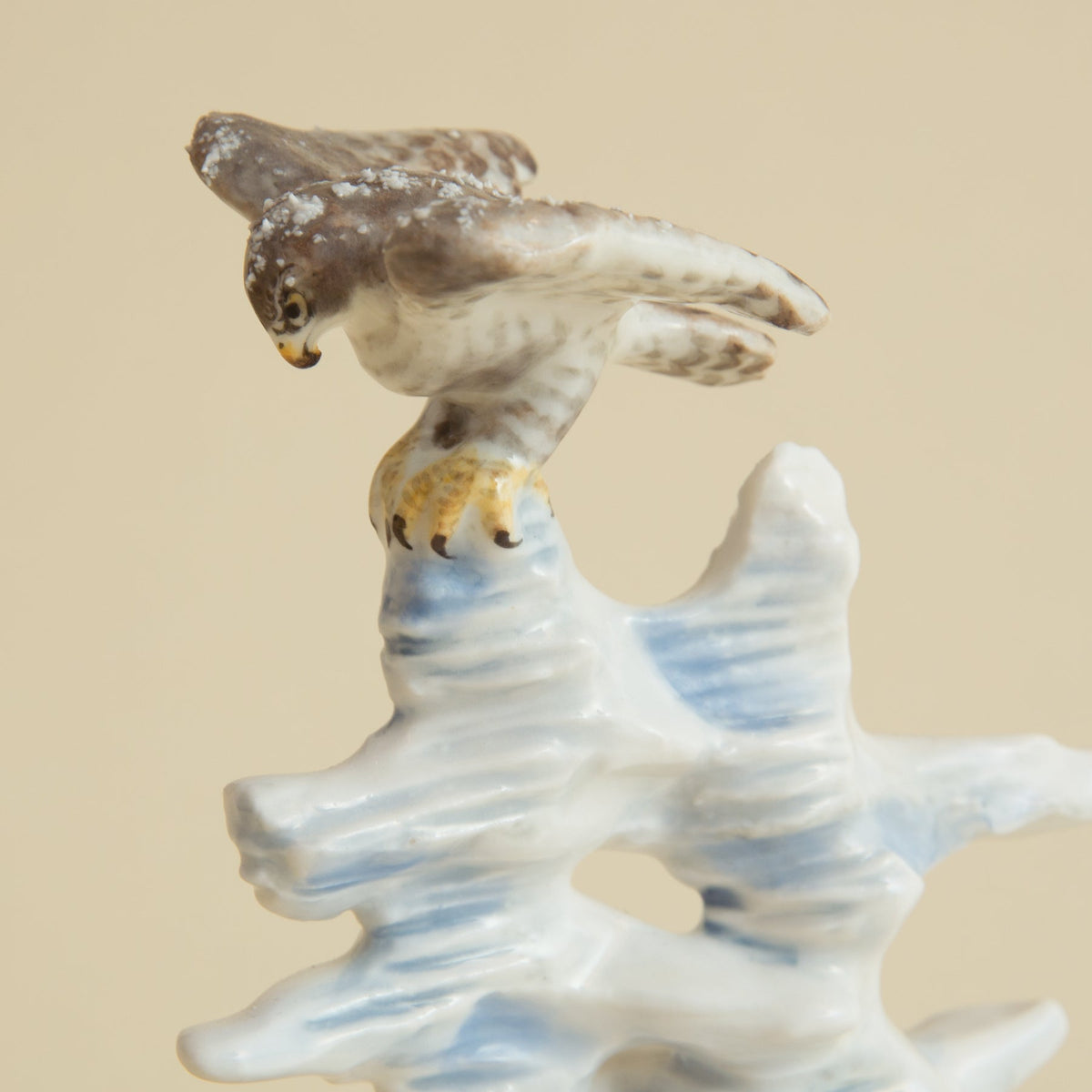 Goshawk & Korean Fir FigurineFigurines