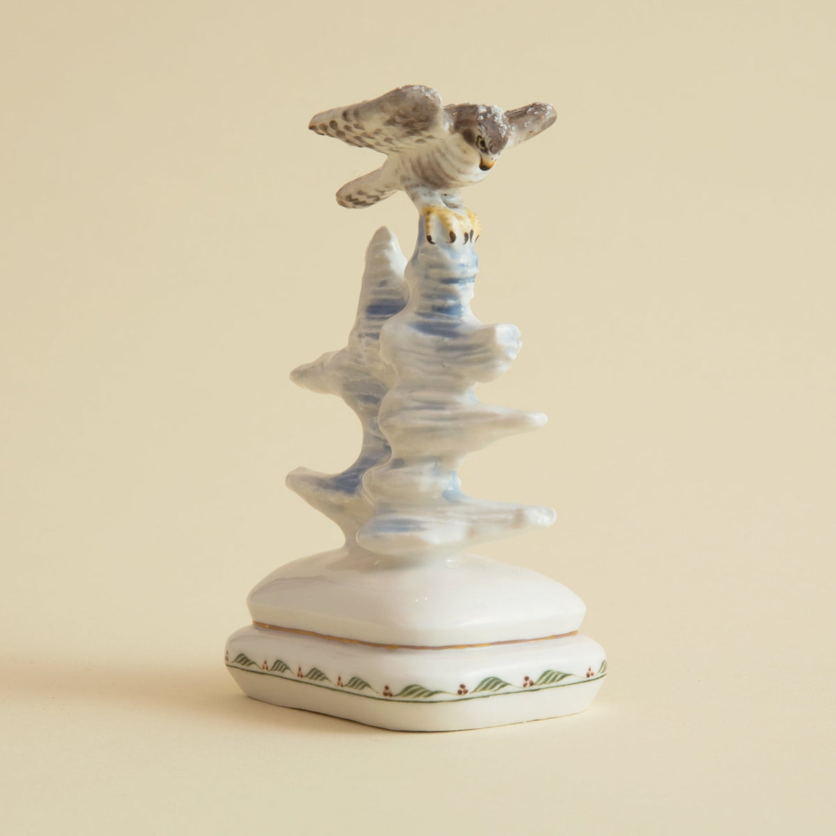 Goshawk & Korean Fir FigurineFigurines