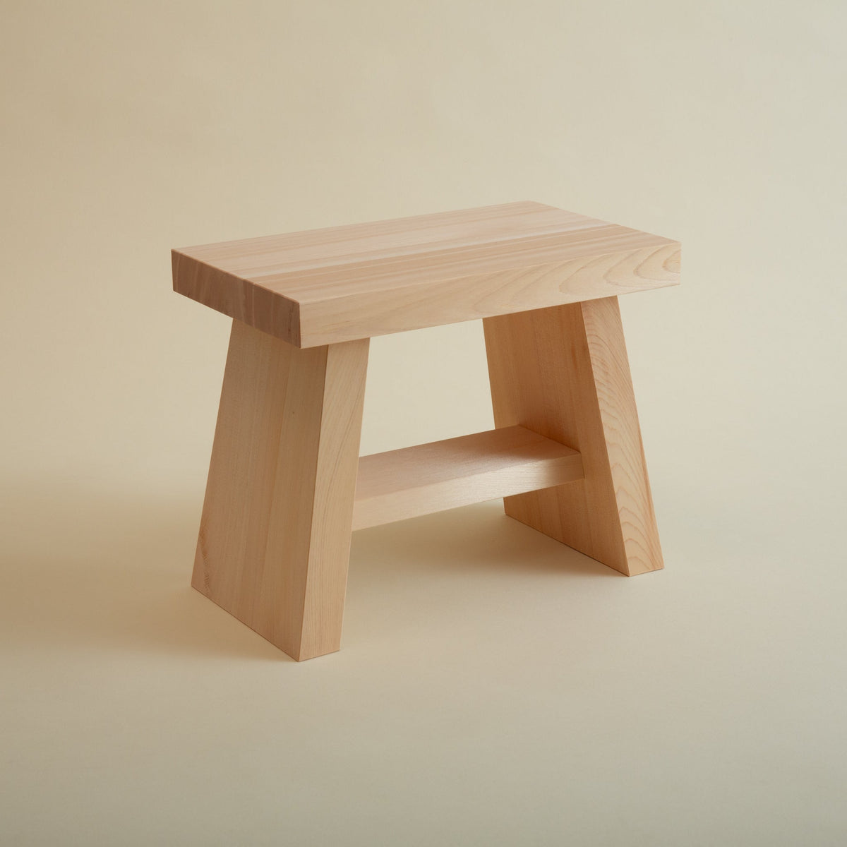 Hinoki Bath StoolBench