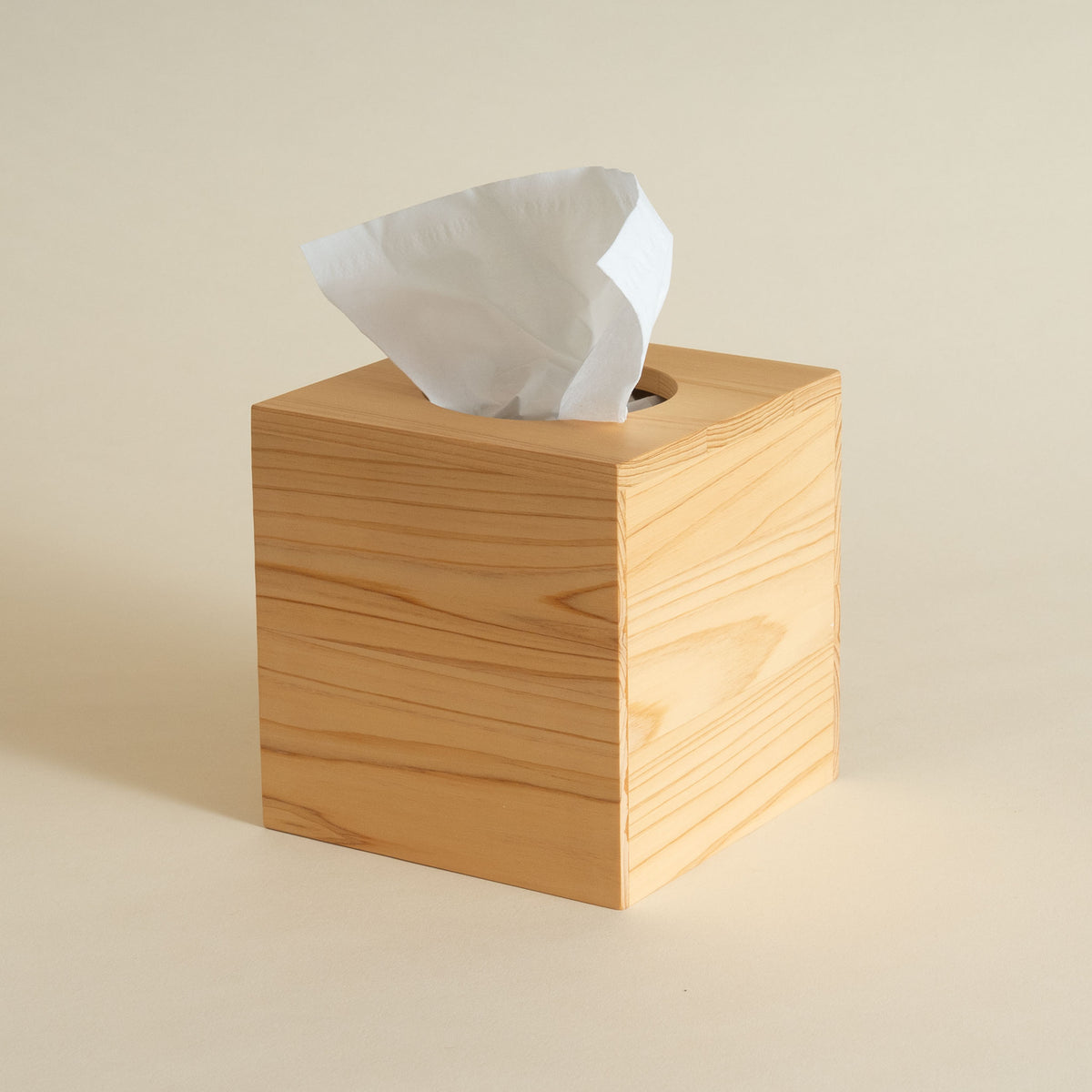 Hinoki Cube Tissue Cover