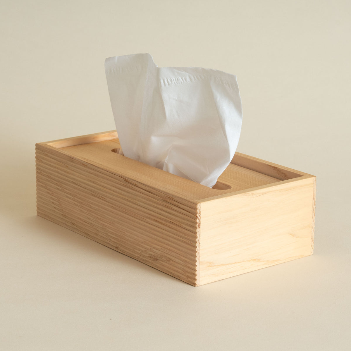 Hinoki Tissue Cover - Textured Front
