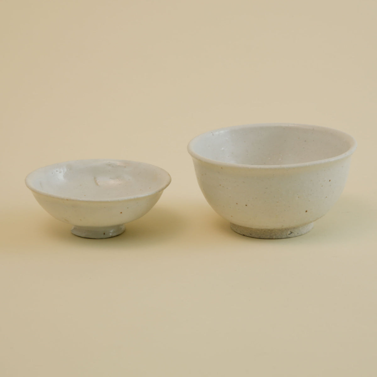 Iga Rice Bowl with Lid - Shino