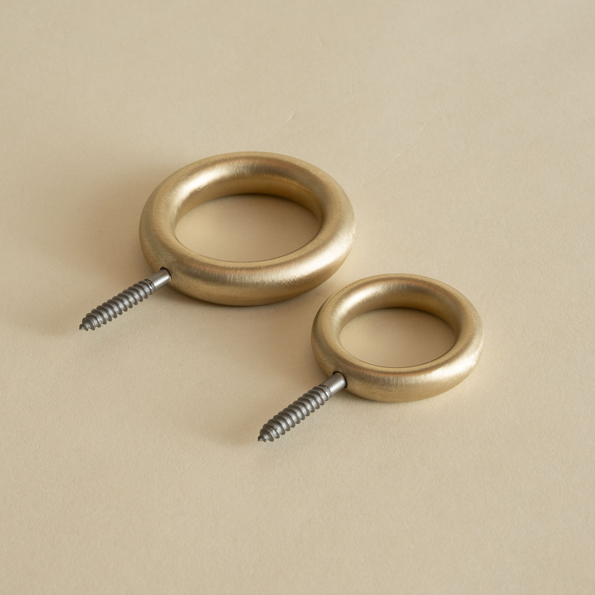 Raw Brass Ring Wall Hook