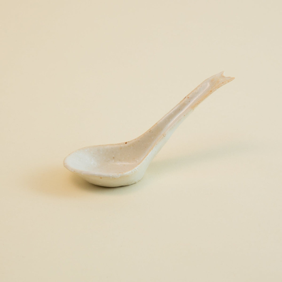 Japanese Renge Soup Spoon - Shino