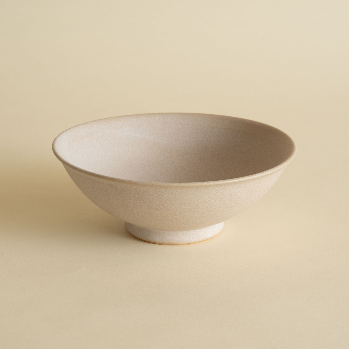 Jiseungmin stone beige Korean ceramic sabal bowl