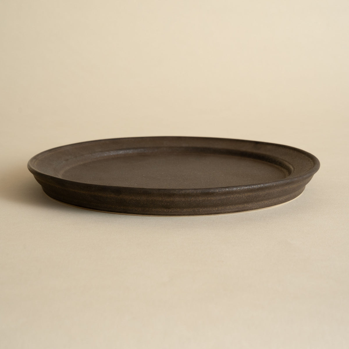 Jiseungmin Short Plate - Copper Brown