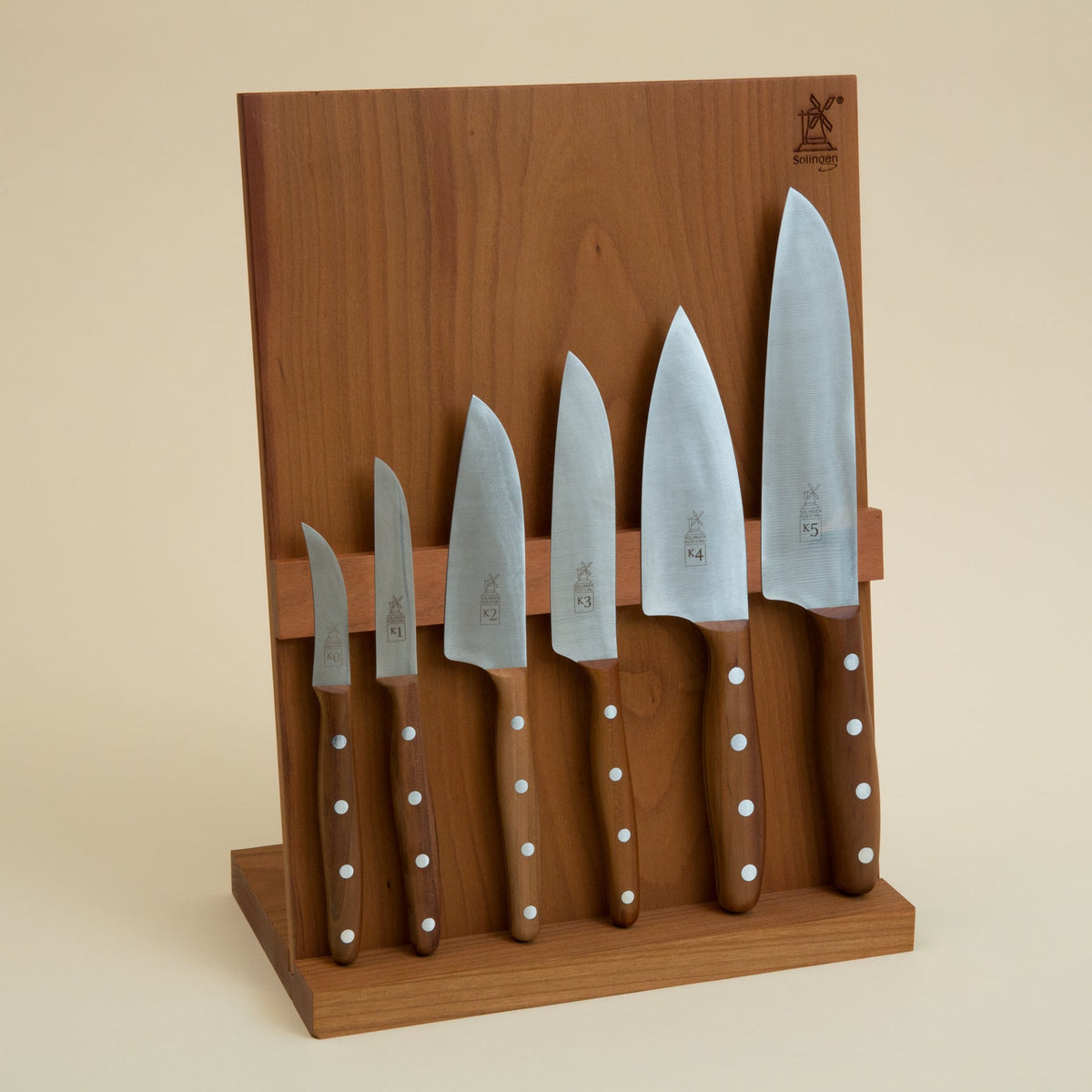 K0 Peeling Knife - PlumPlum w/ Stainless Steel Rivets