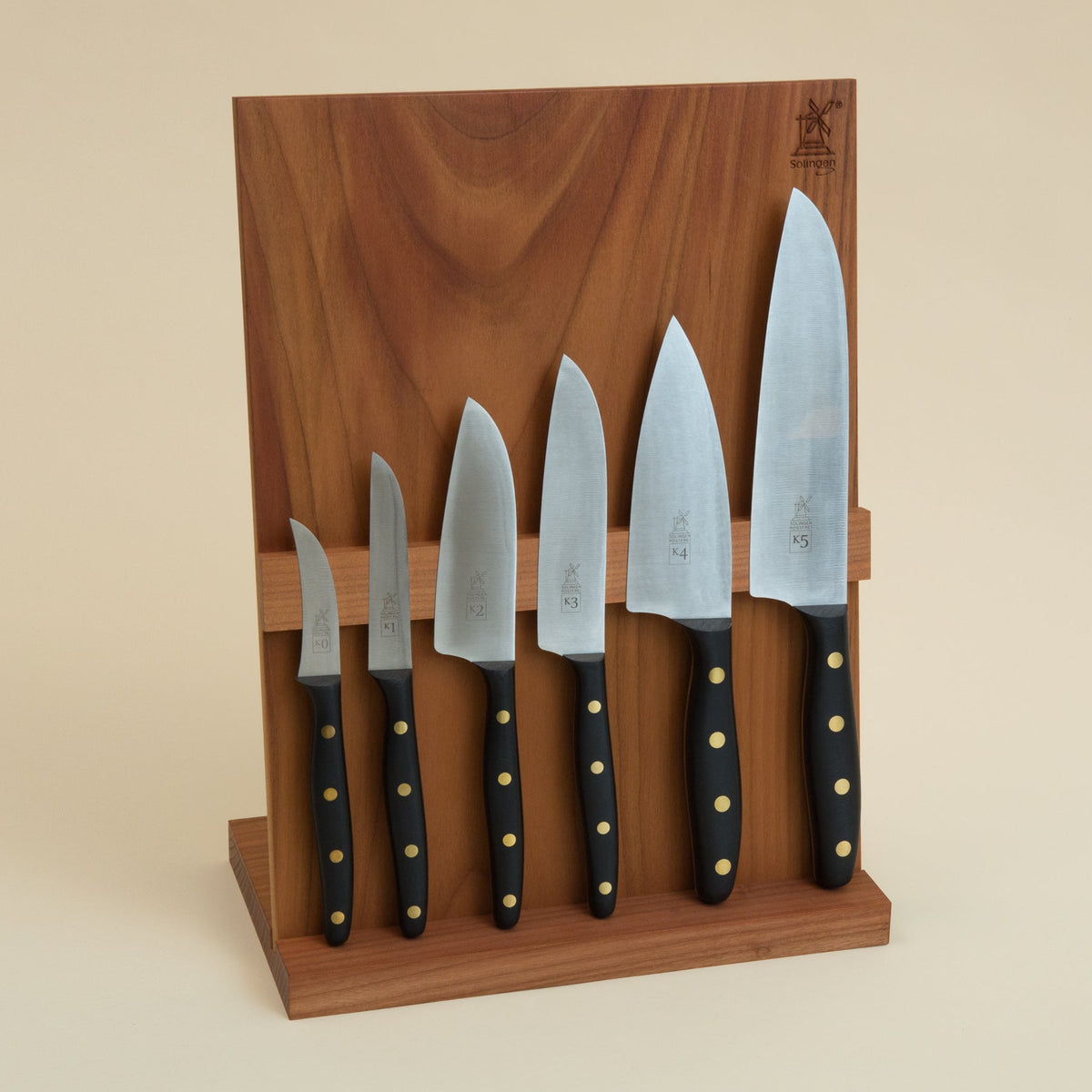 K1 Petty Knife - POMPOM w/ Brass Rivets