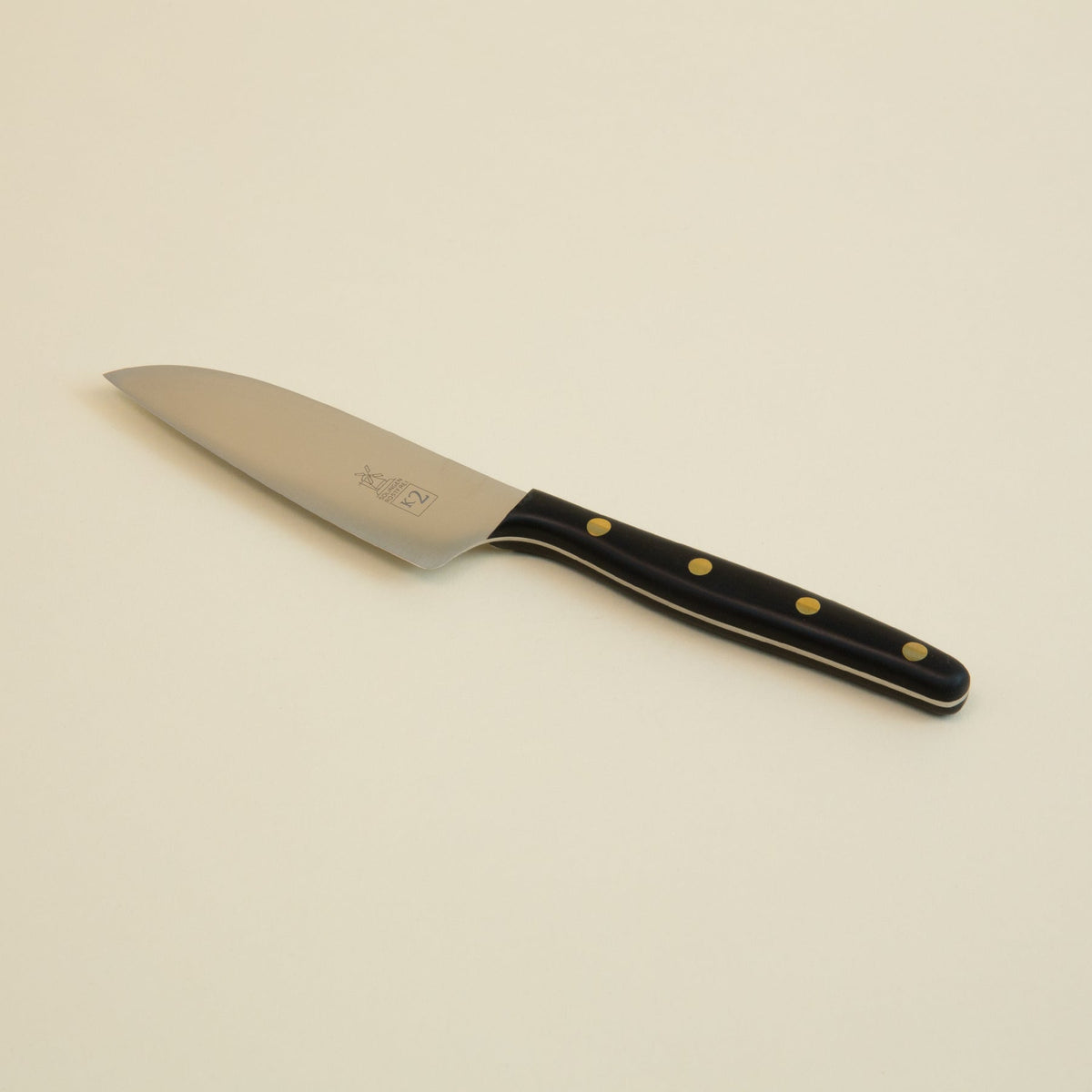 K2 Utility Knife - POMPOM w/ Brass Rivets