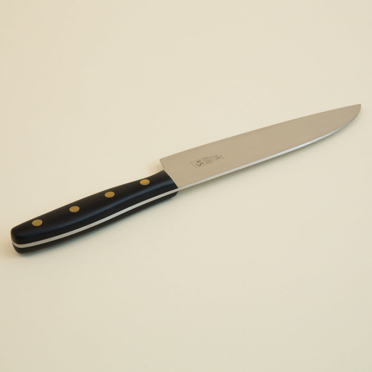 K5 Chef's Knife - POMPOM w/ Brass Rivets
