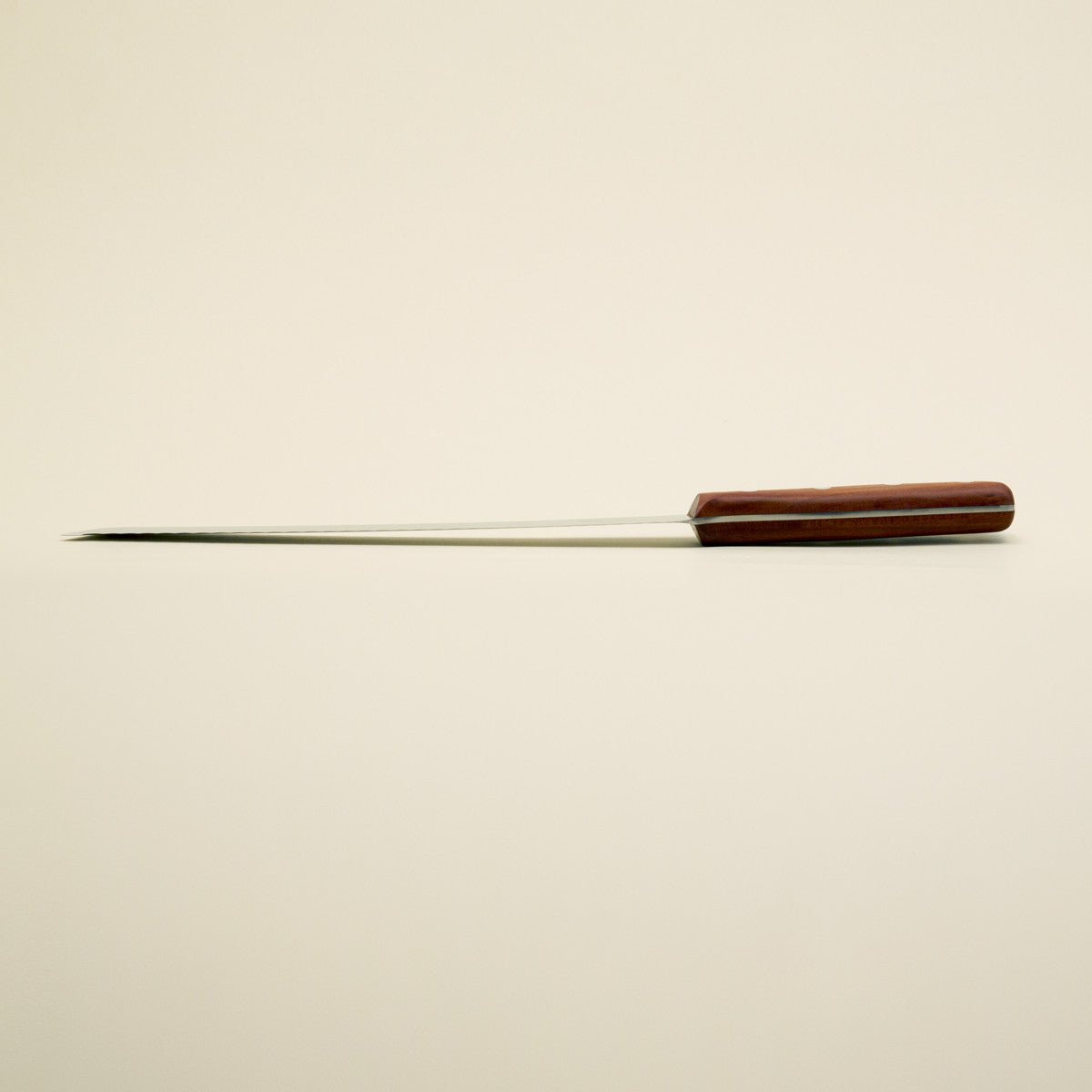 KB2 Bread Knife - PlumPlum w/ Brass Rivets