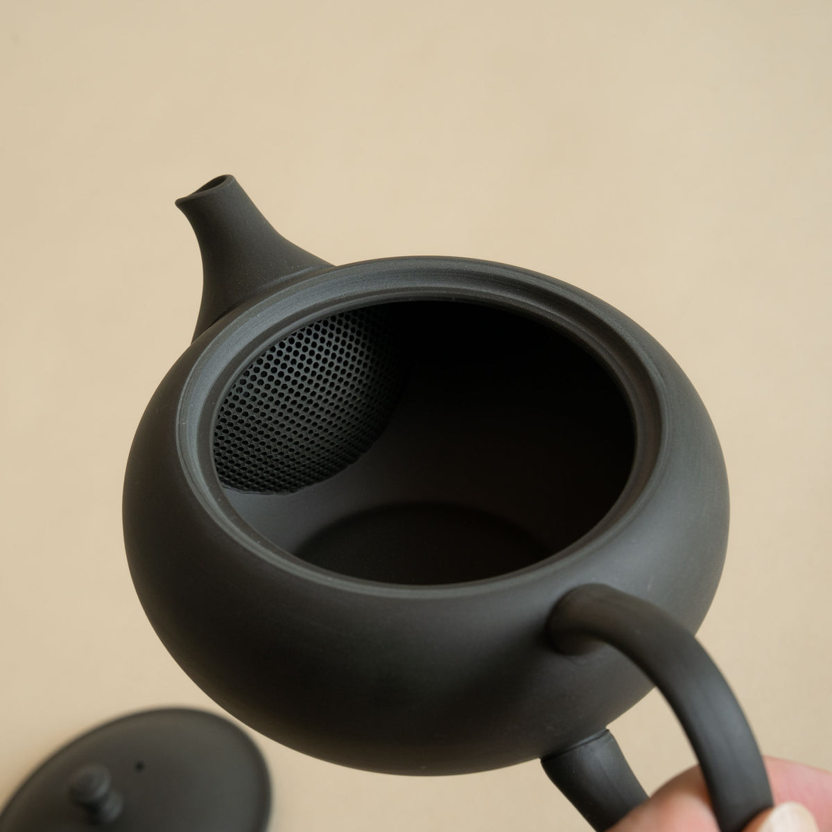 Japanese Tea Pot - Decorative Handle