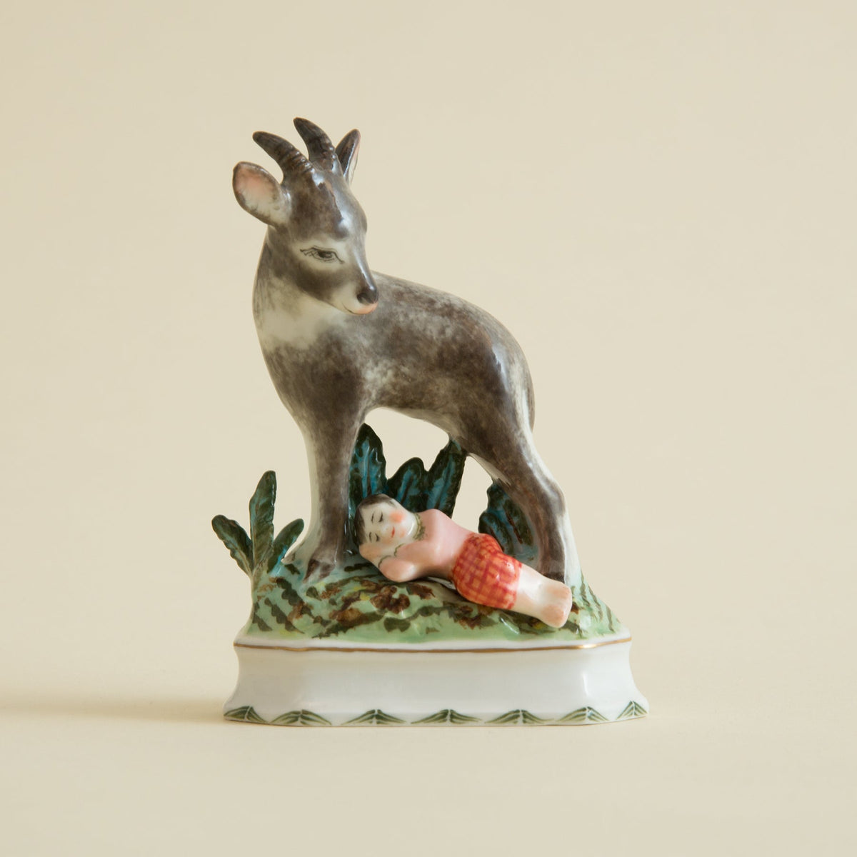 Mountain Goat & Girl FigurineFigurines