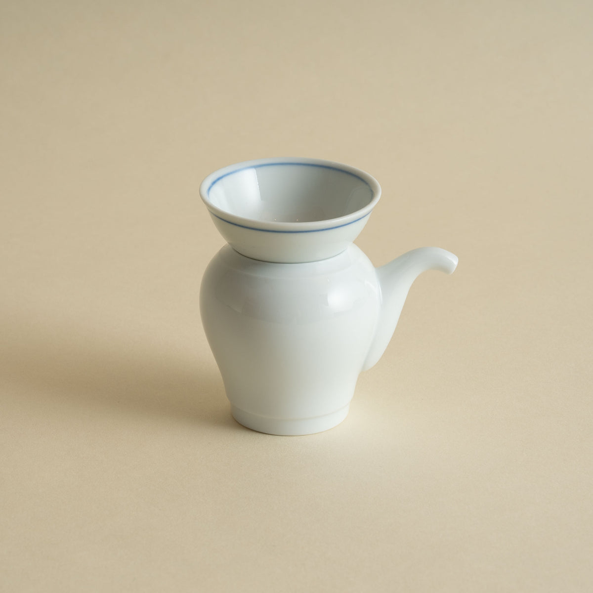 Small Japanese Porcelain Funnel