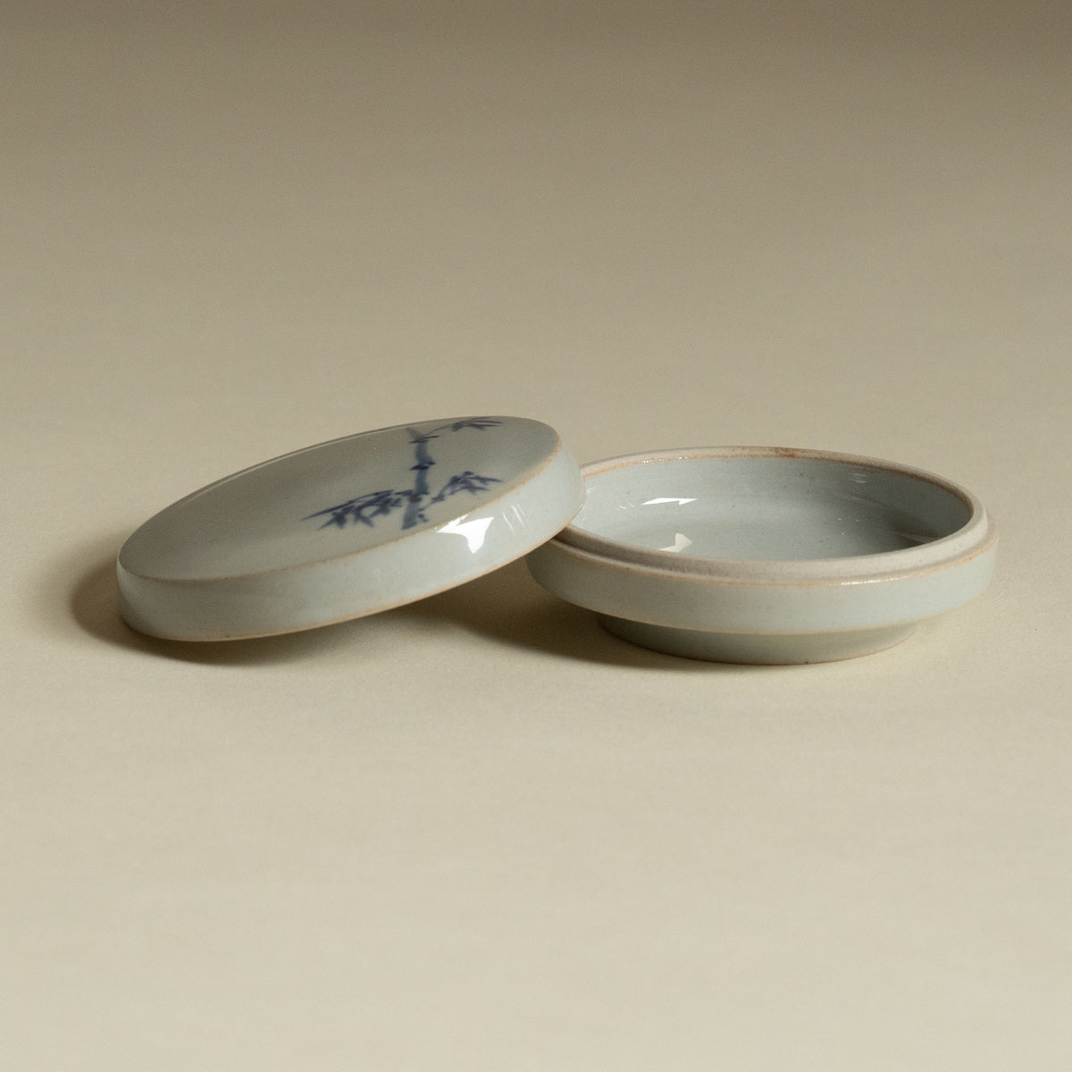 Korean Porcelain Incense Holder - Bamboo