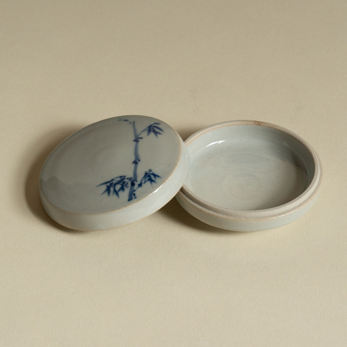 Korean Porcelain Incense Holder - Bamboo