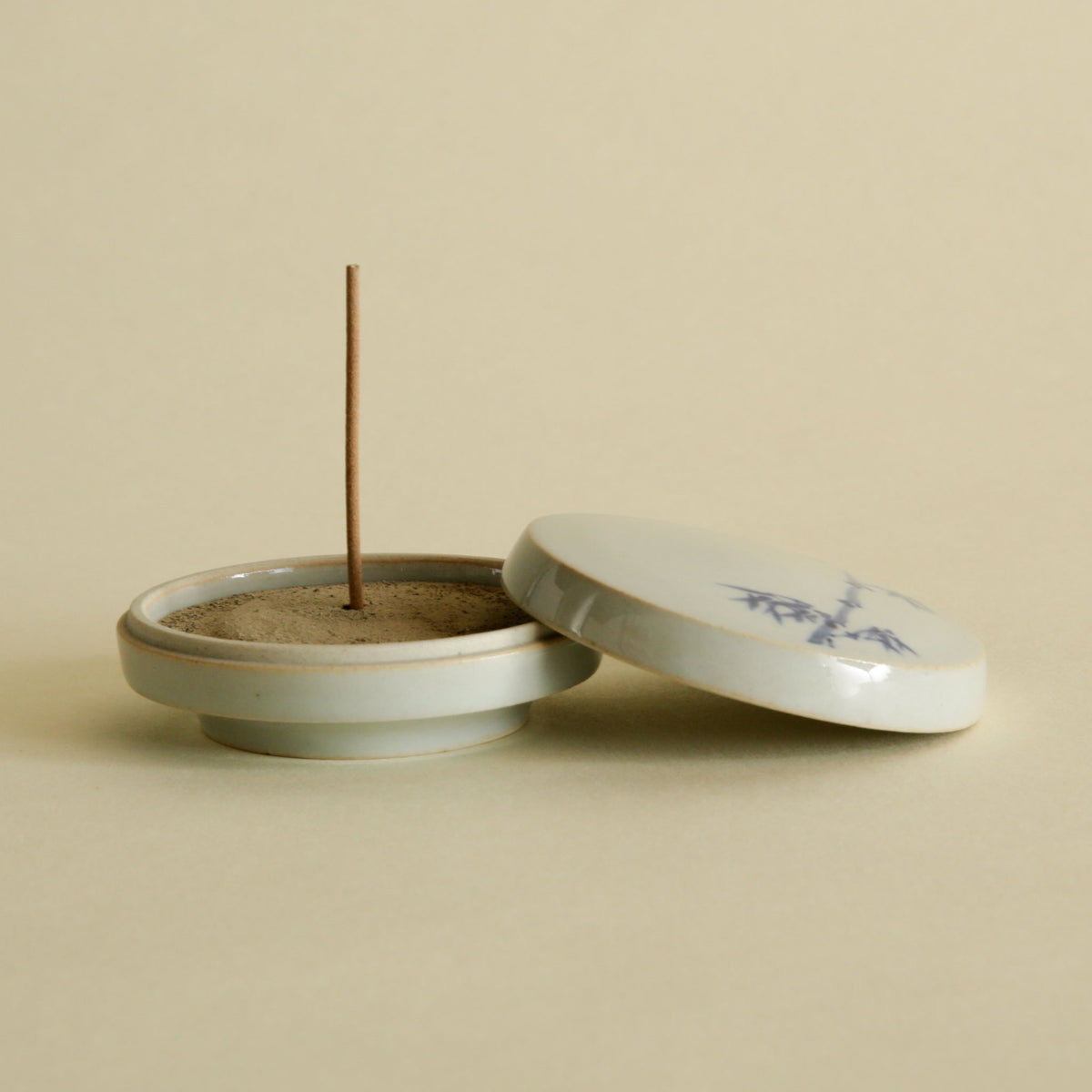 Korean Porcelain Incense Holder - Bamboo