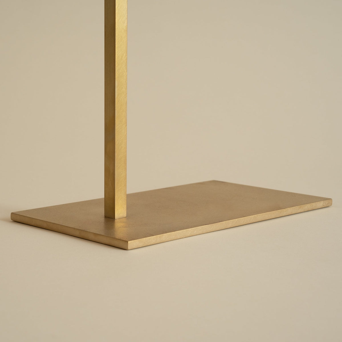 Standing Brass Toilet Paper Holder