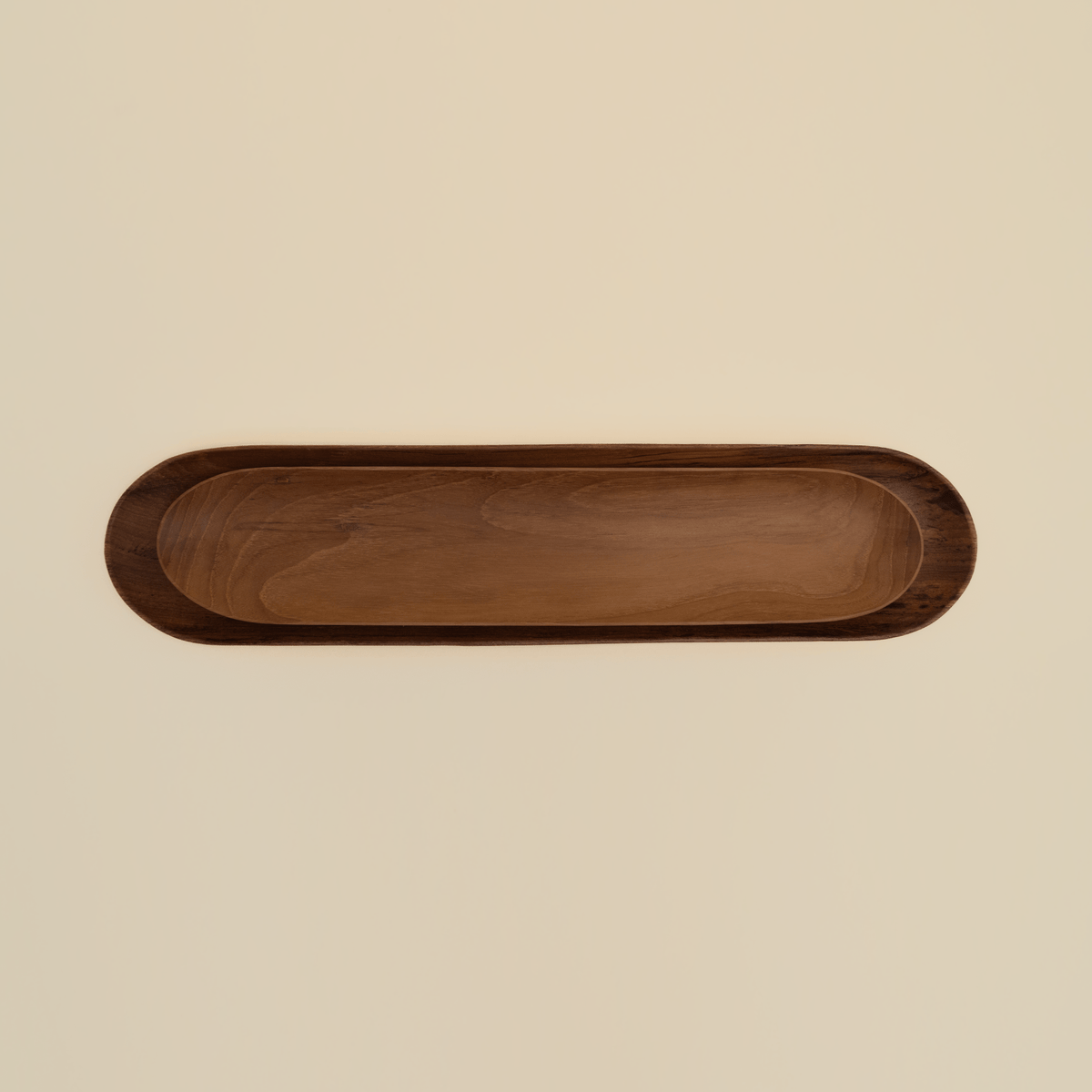 Teak Oblong TrayMedium