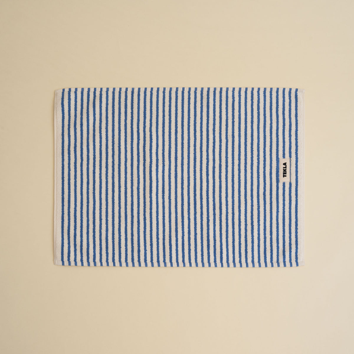 Tekla Bath Mat - Coastal Blue Stripes