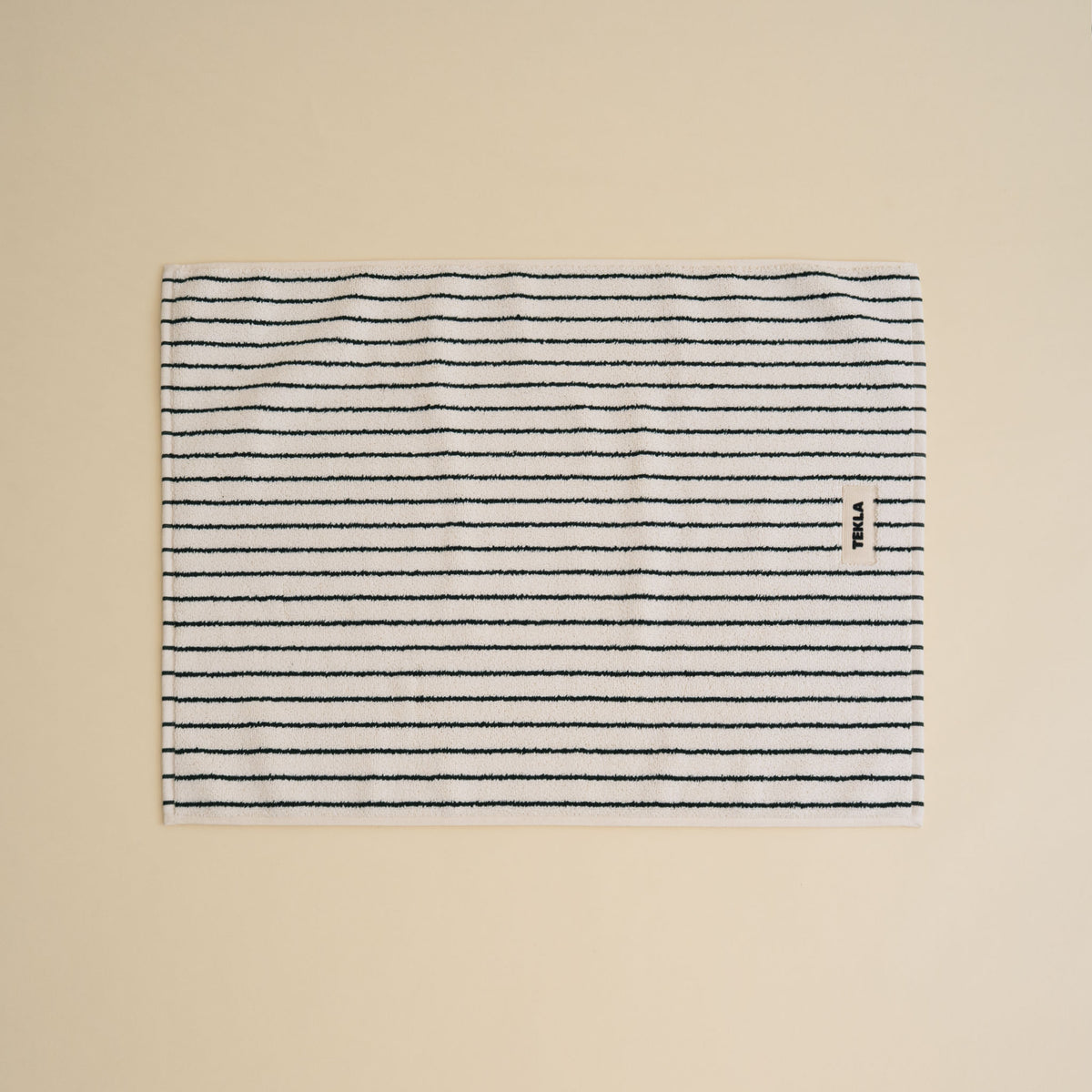 Tekla Bath Mat - Racing Green Stripes