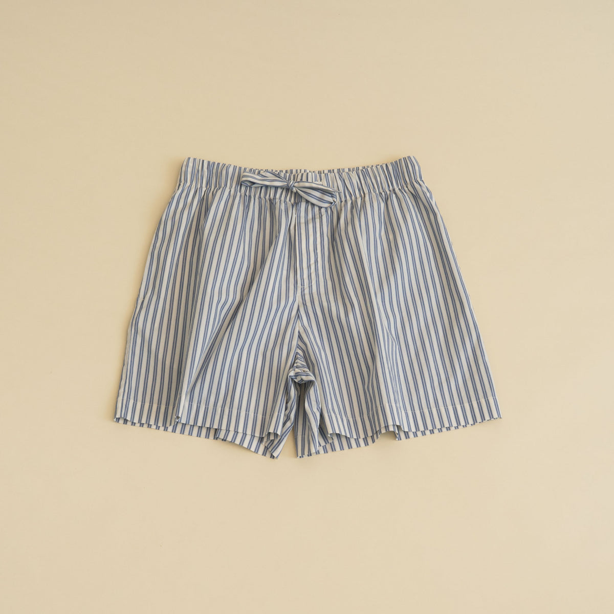 Tekla Poplin Sleep Shorts - Skagen Stripes