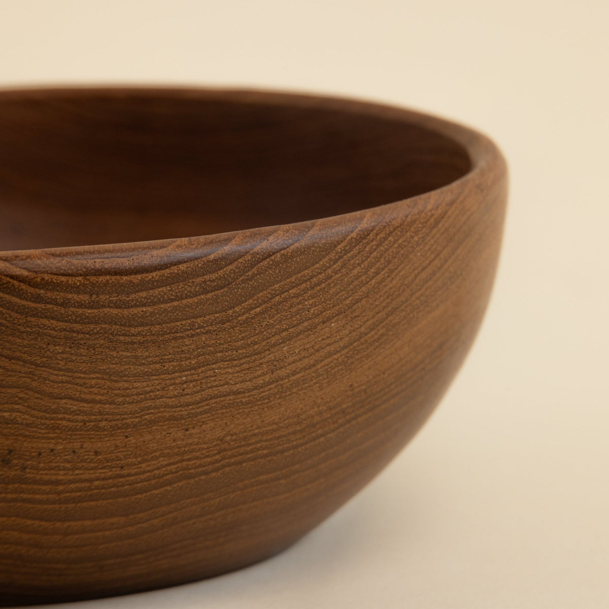 Vintage Teak Low Bowl