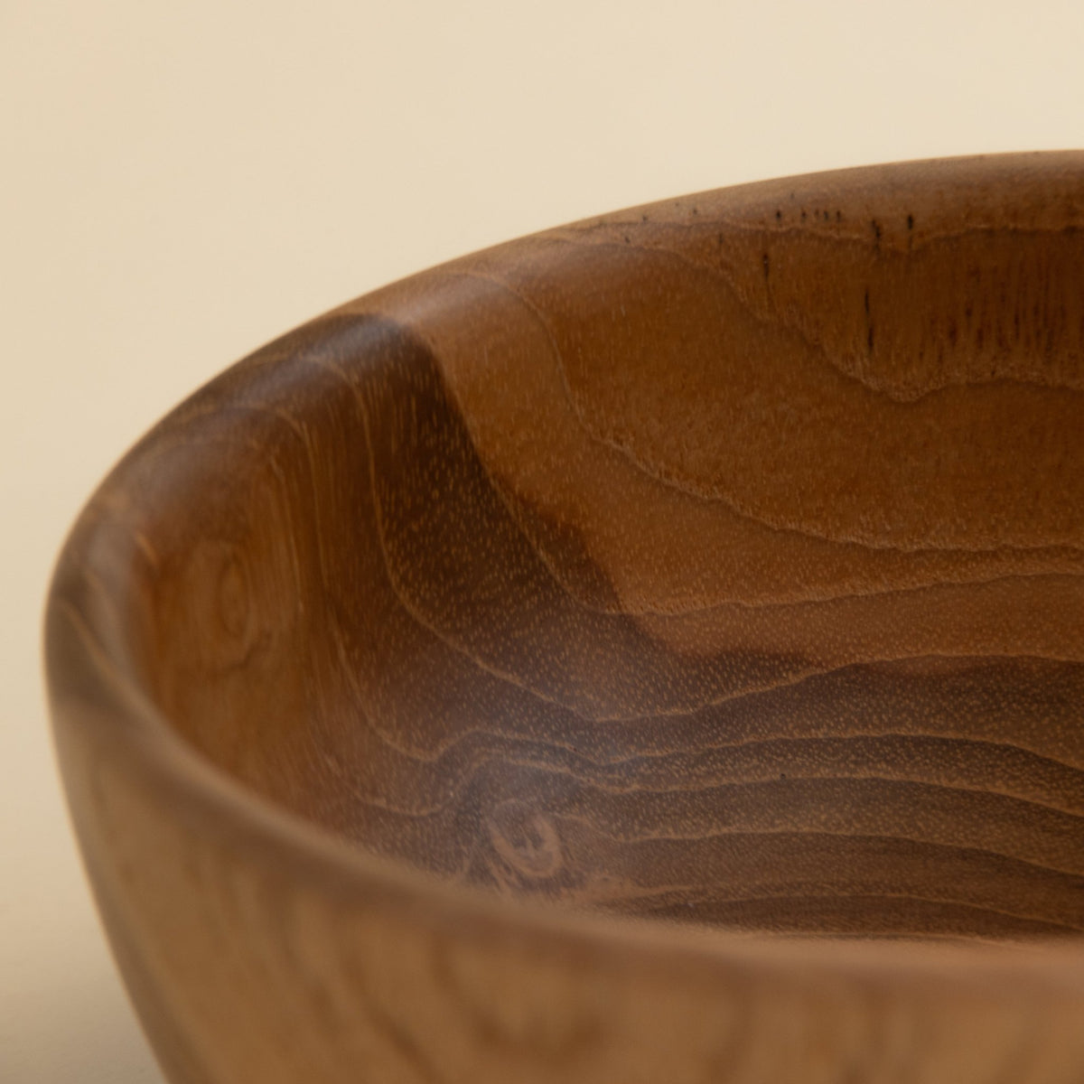 Vintage Teak Low Bowl