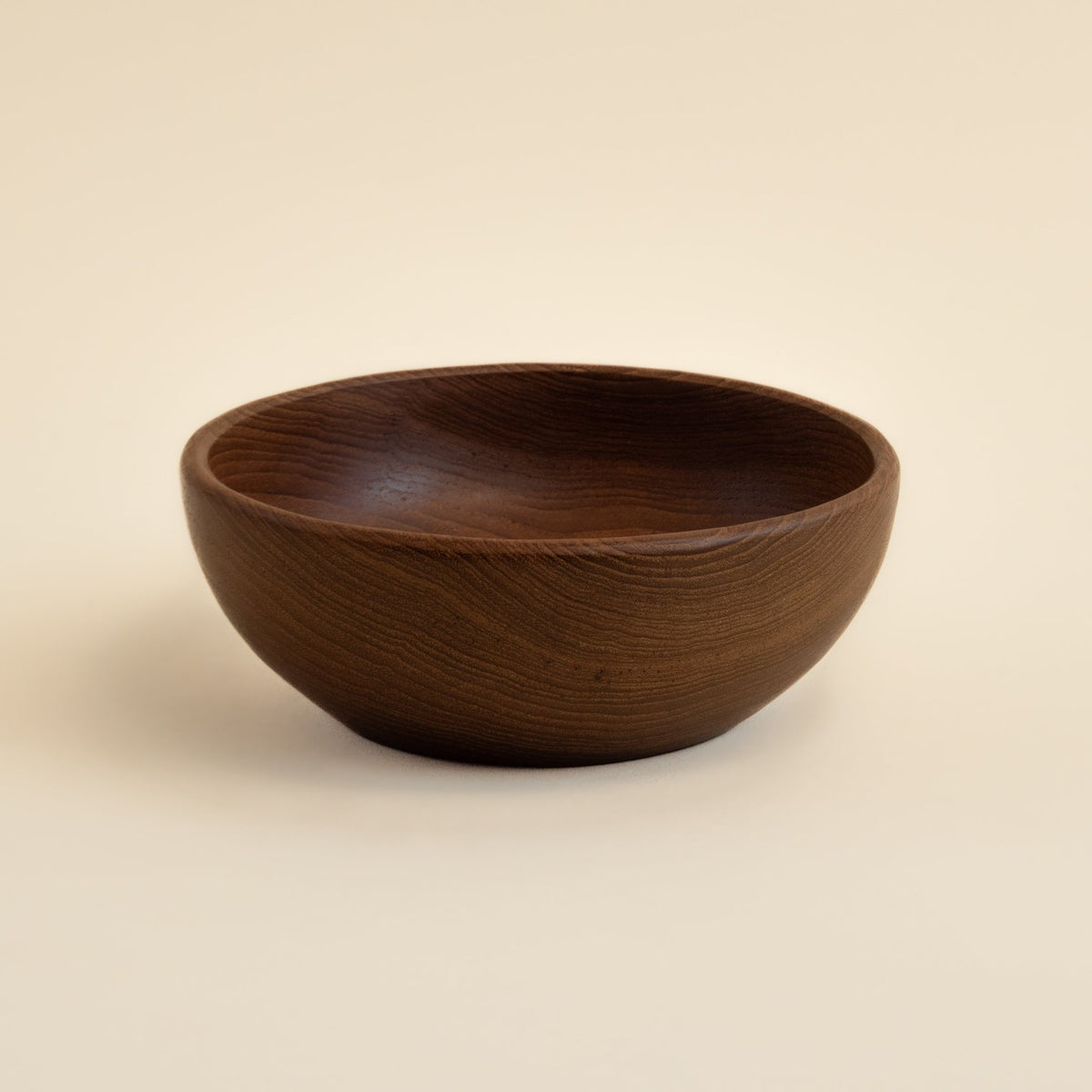 Vintage Teak Low Bowl