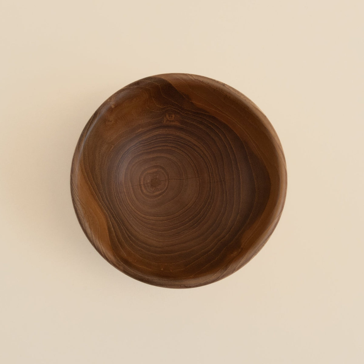 Vintage Teak Low Bowl