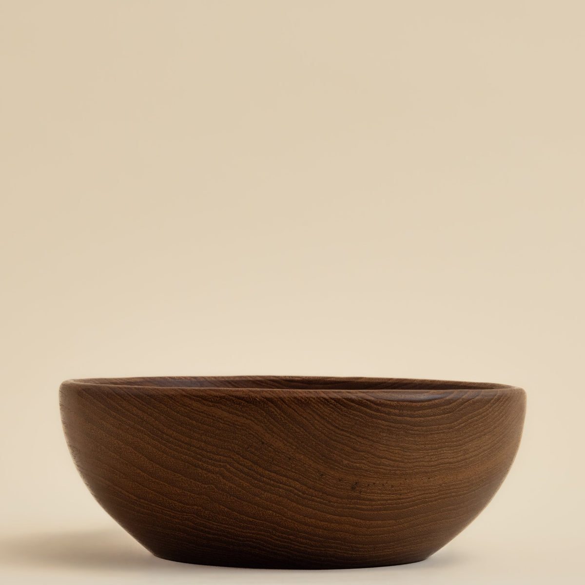 Vintage Teak Low Bowl