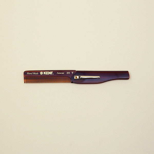 Kent Handmade Comb with Clip - 20T