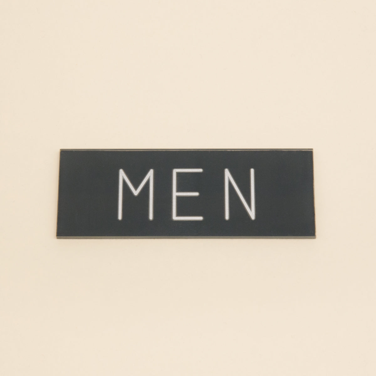Acrylic Men Sign