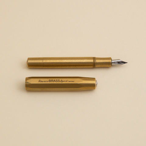 Brass Sport Fountain Pen, Kaweco – Penny Post, Alexandria VA