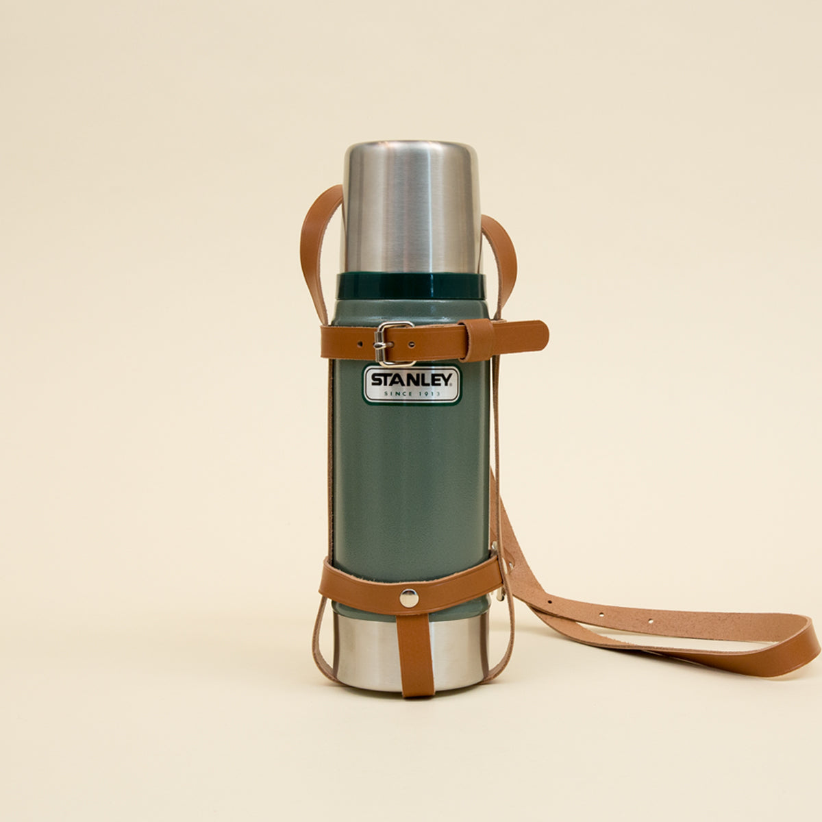 Thermos Leather Carrier