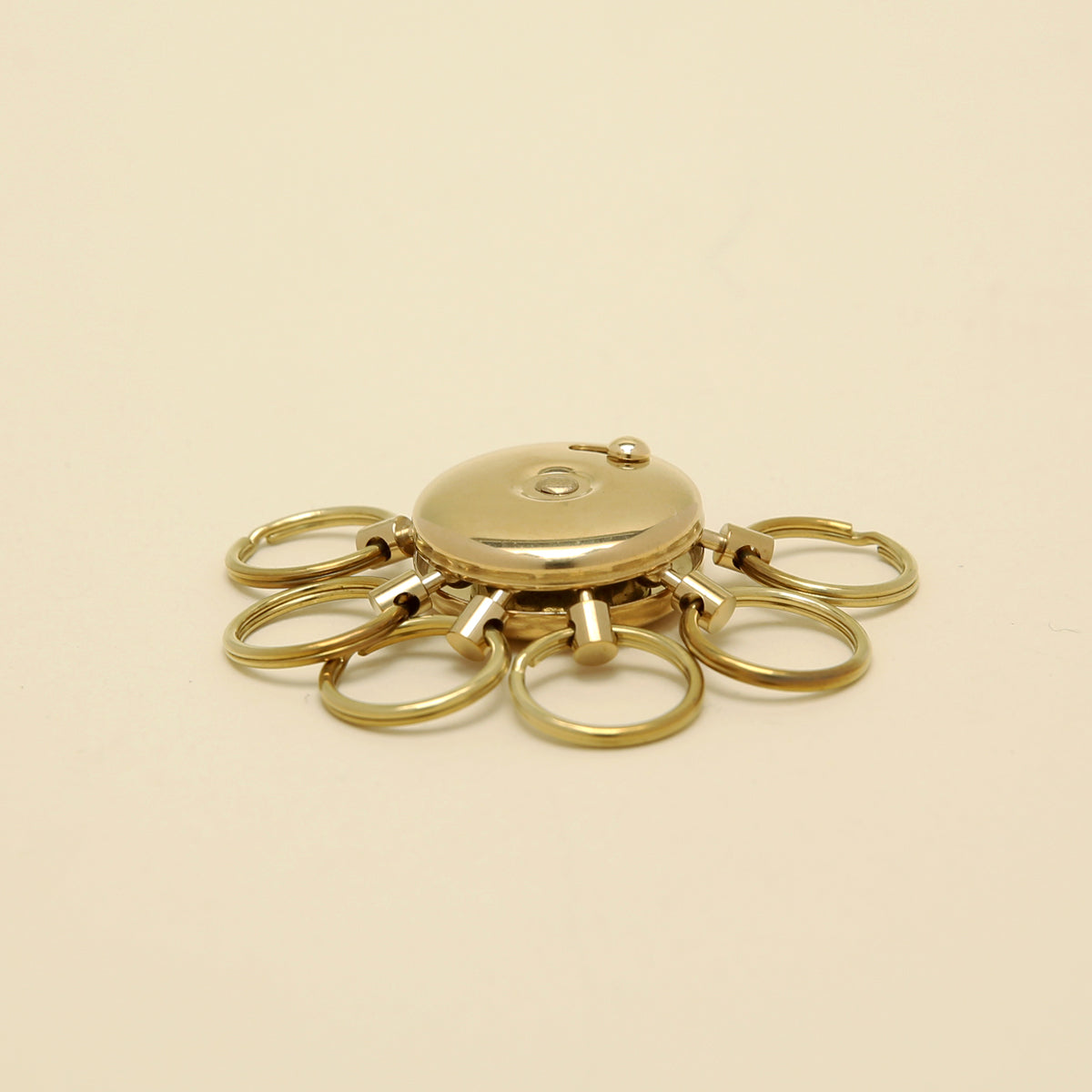 Brass Octopus Key Ring