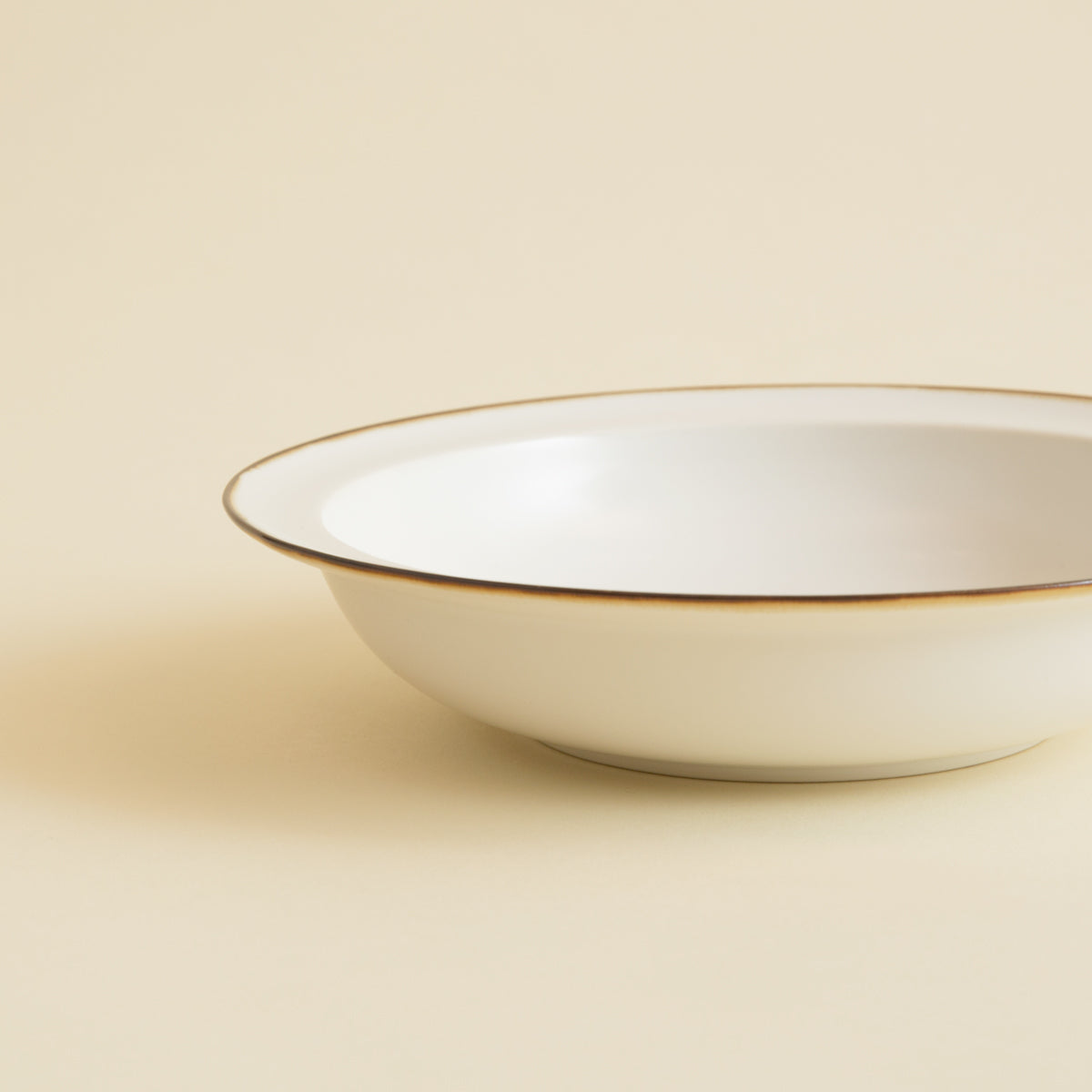 Porcelain Soup Bowl - Accented Rim