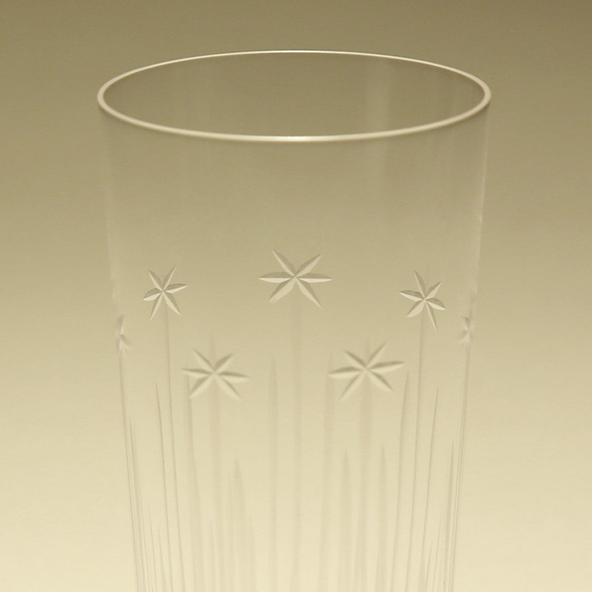 Etched Drinking Glass - Star