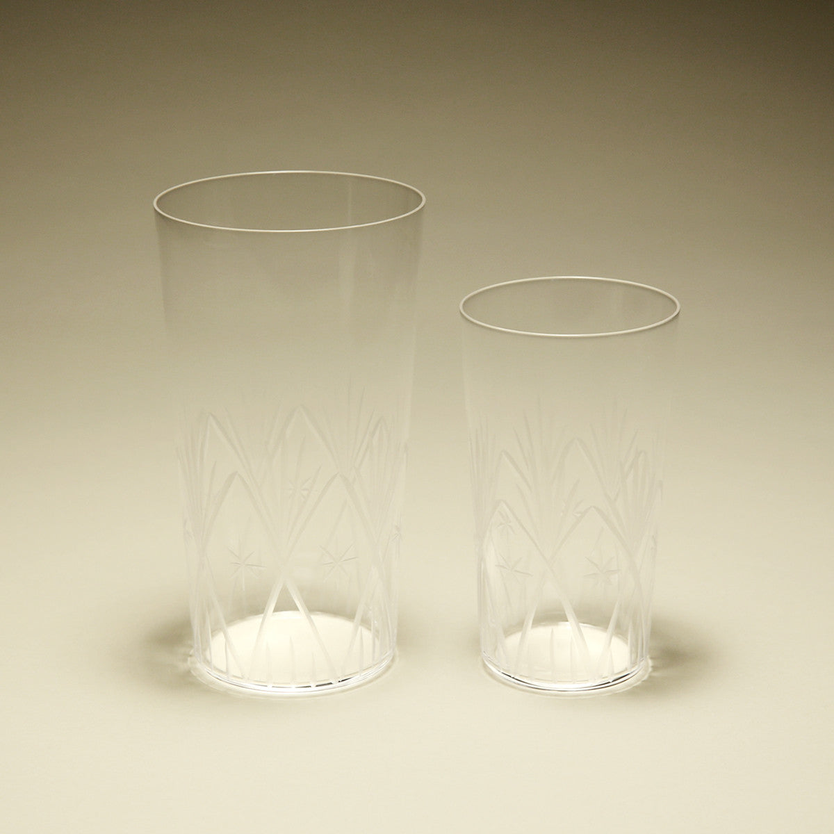 Etched Drinking Glass - Sheaf