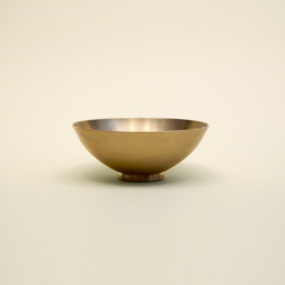 Korean Bronzeware Bowl with Foot - M
