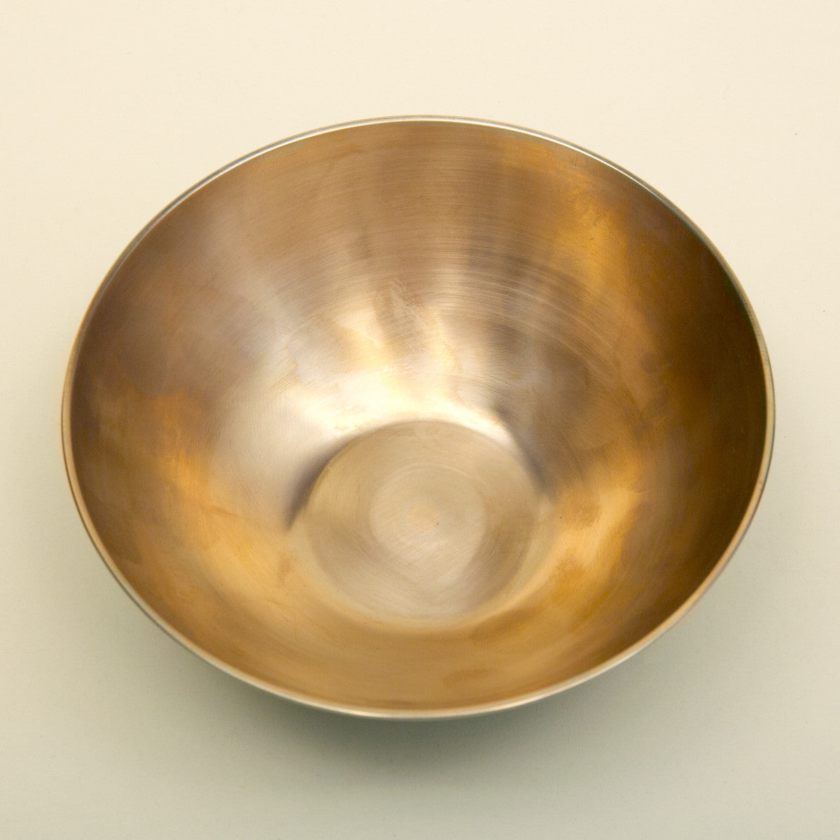 Korean Bronzeware Bowl with Foot - M