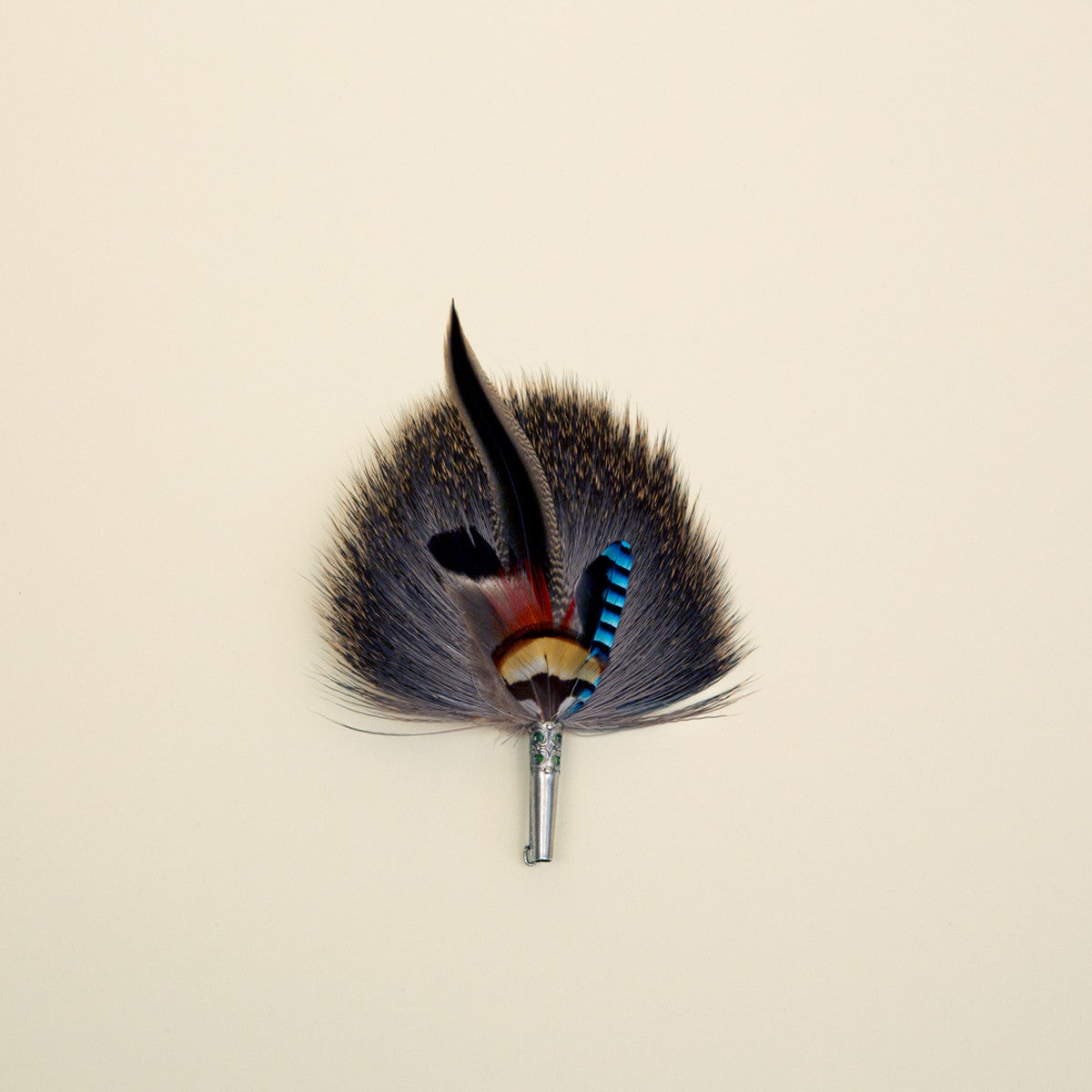 German Feather Pin