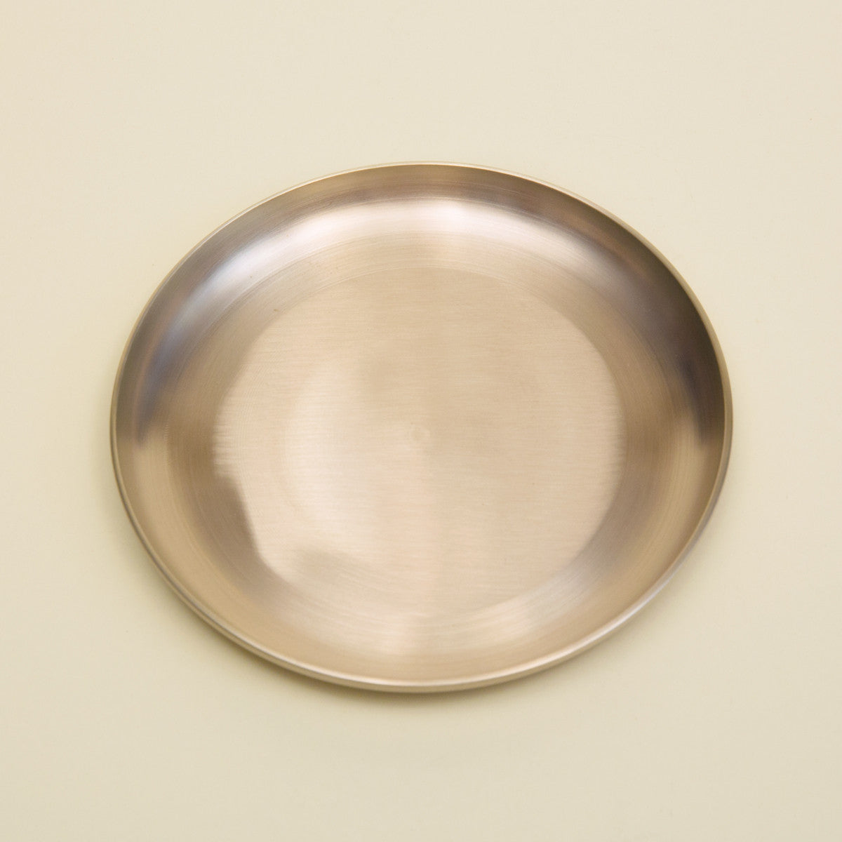 Korean Bronzeware Flat Plate - L