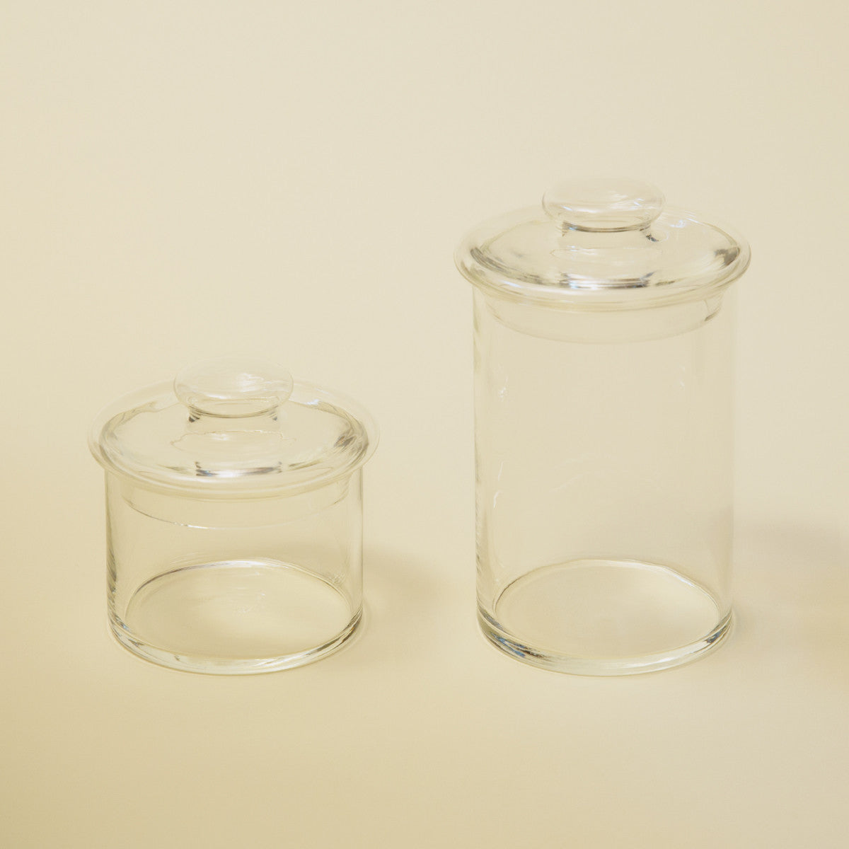 Glass Canister with Lid - 116mm x  108mm
