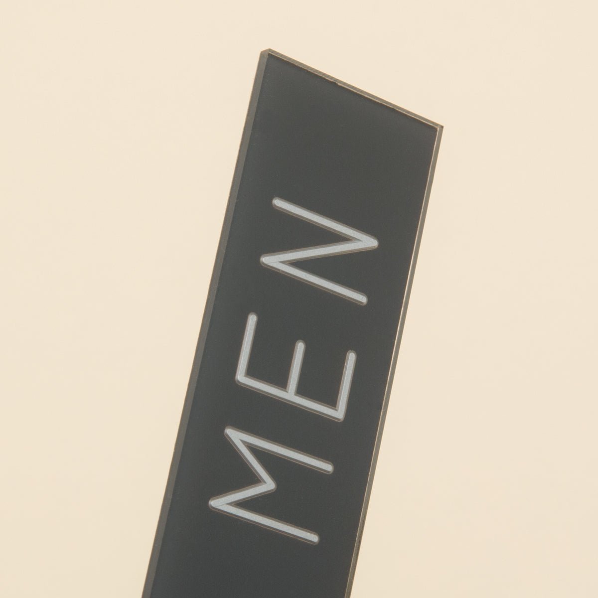 Acrylic Men Sign