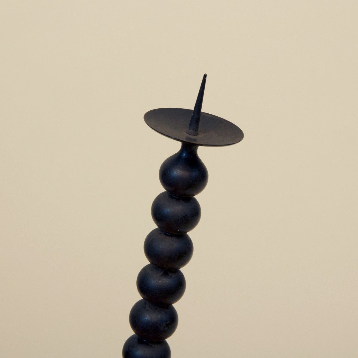 Brass Candle Holder - Black