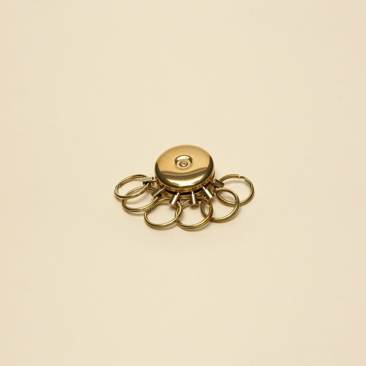 Brass Octopus Key Ring