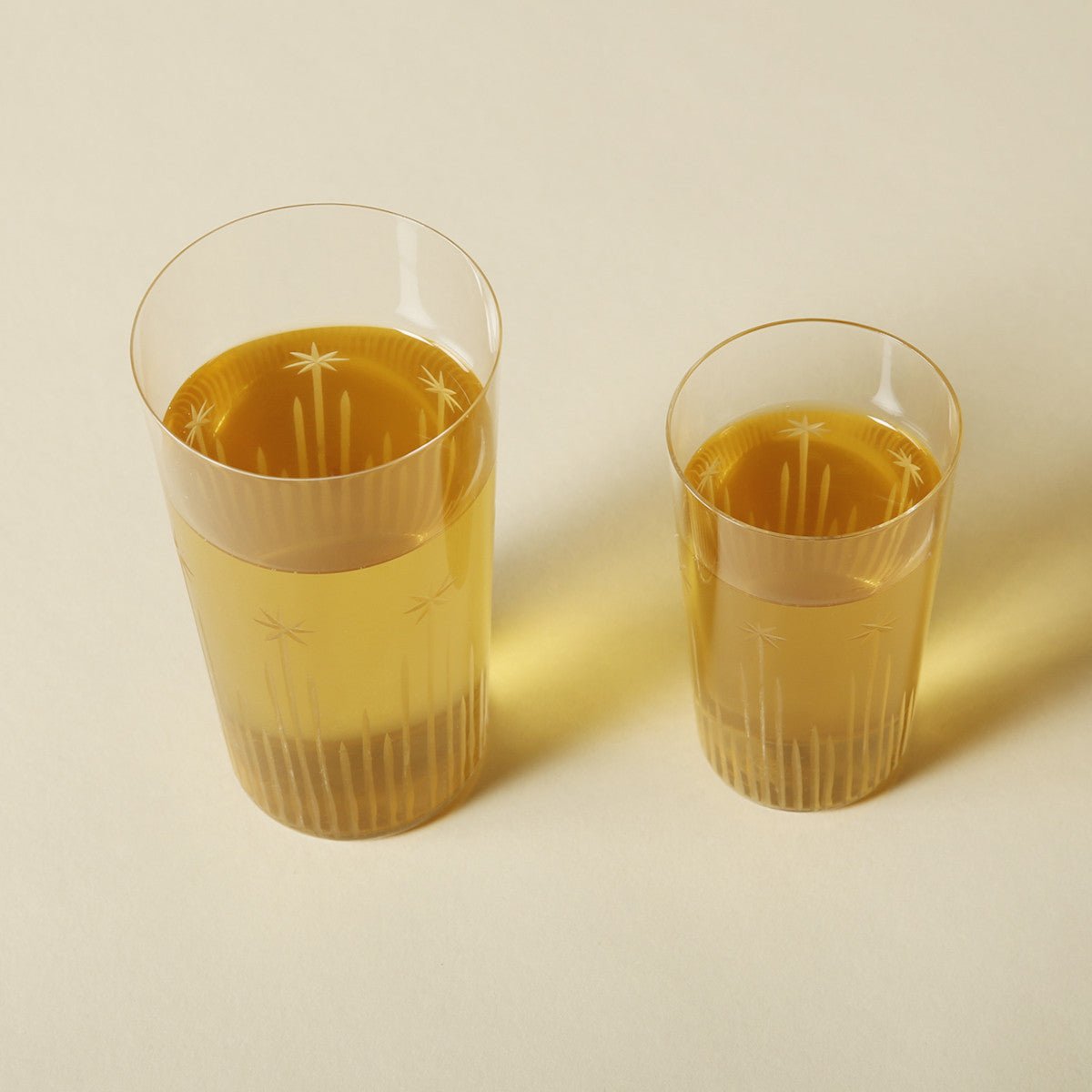 Etched Drinking Glass - Star5oz