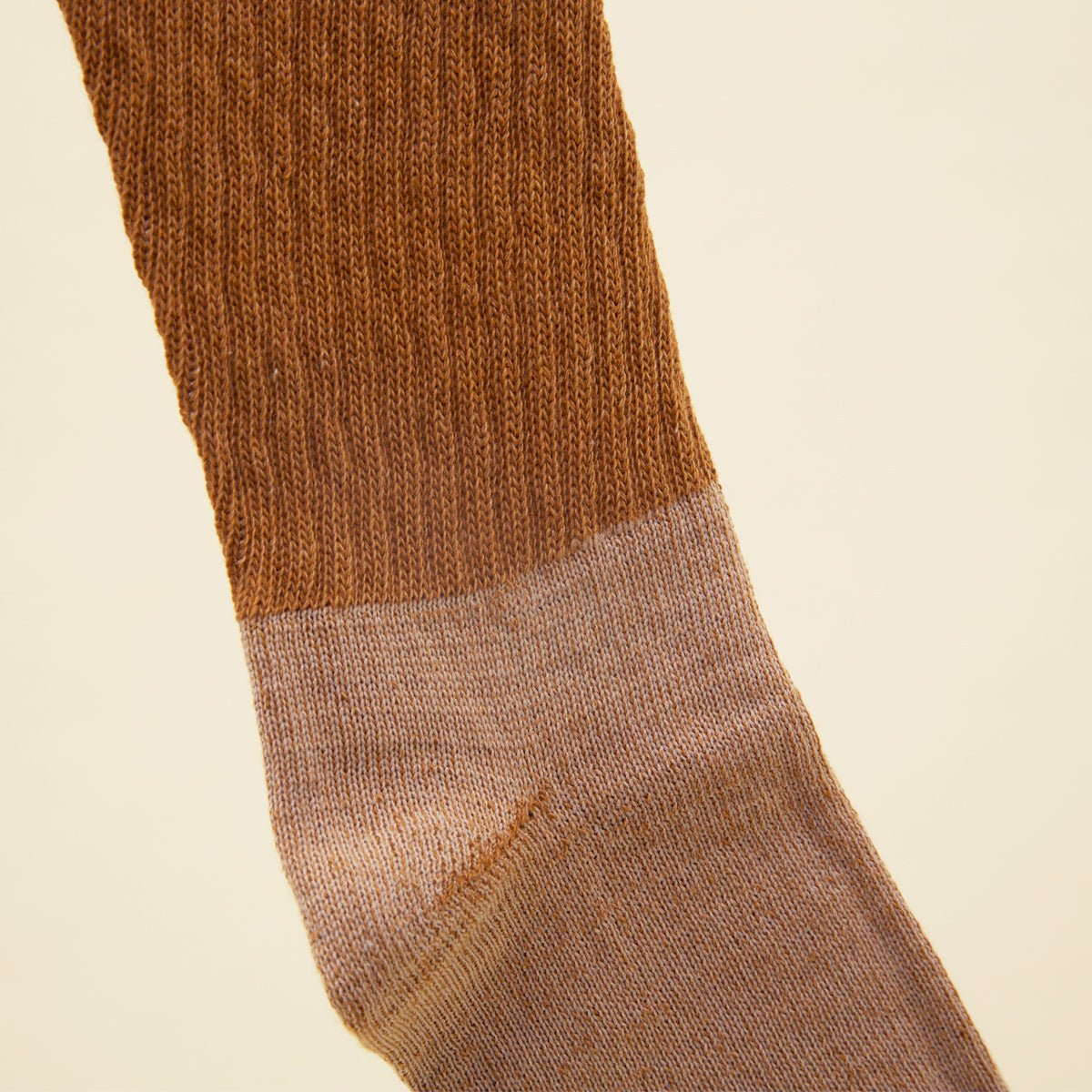 FoxFibre® Organic Cotton Crew Socks - BrownBrown / Crew / Small